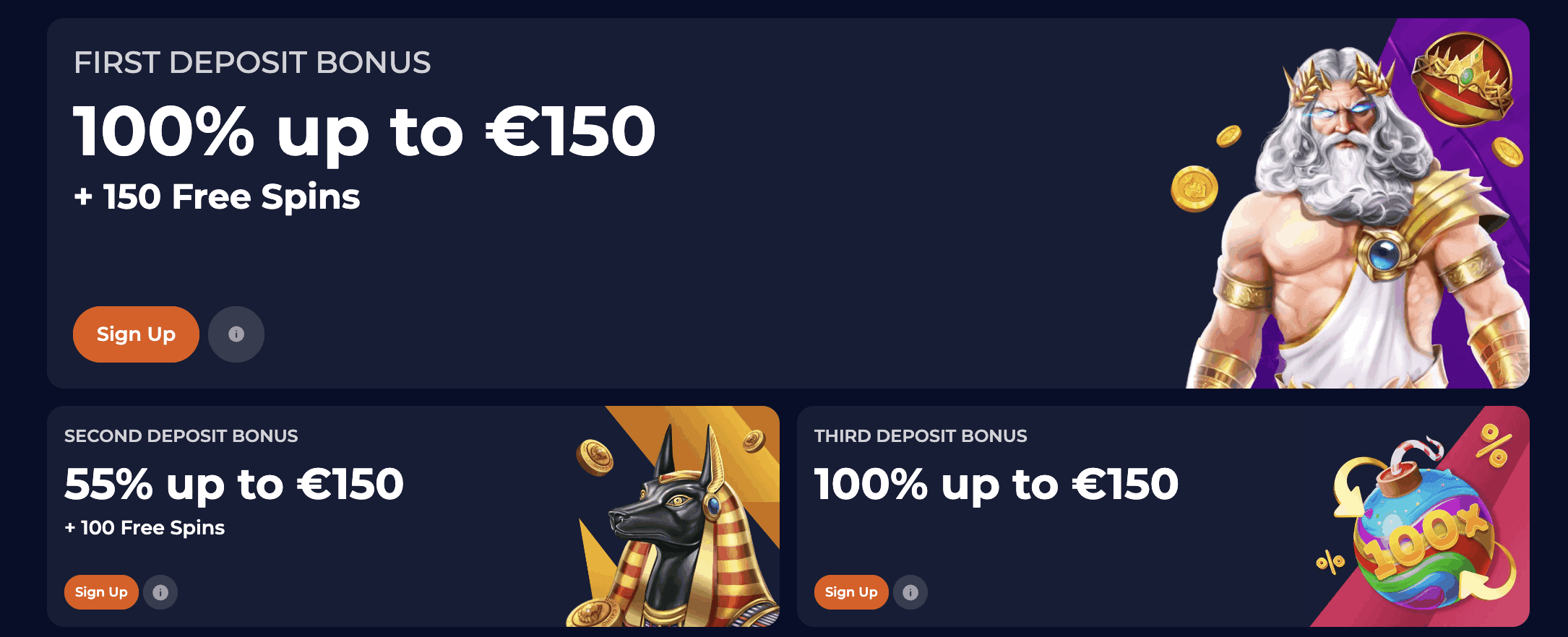 Bonus sur Nine Casino